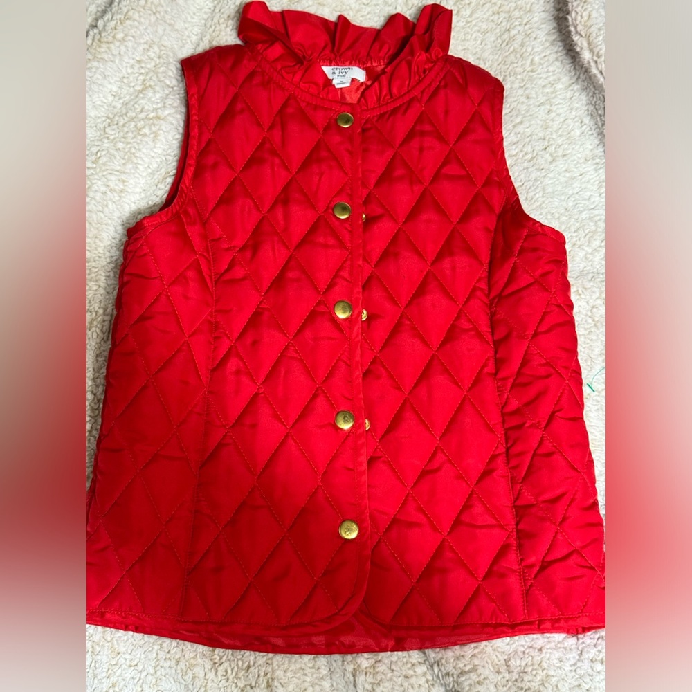 Crown and Ivy Kids quilted vest
